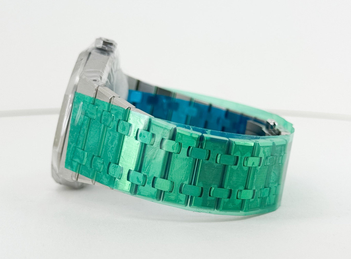 Audemars Piguet Royal Oak Double Balance Wheel Openworked Stainless Steel 41mm Black Skeleton Dial 15407ST.OO.1220ST.01 - Luxury Time NYC