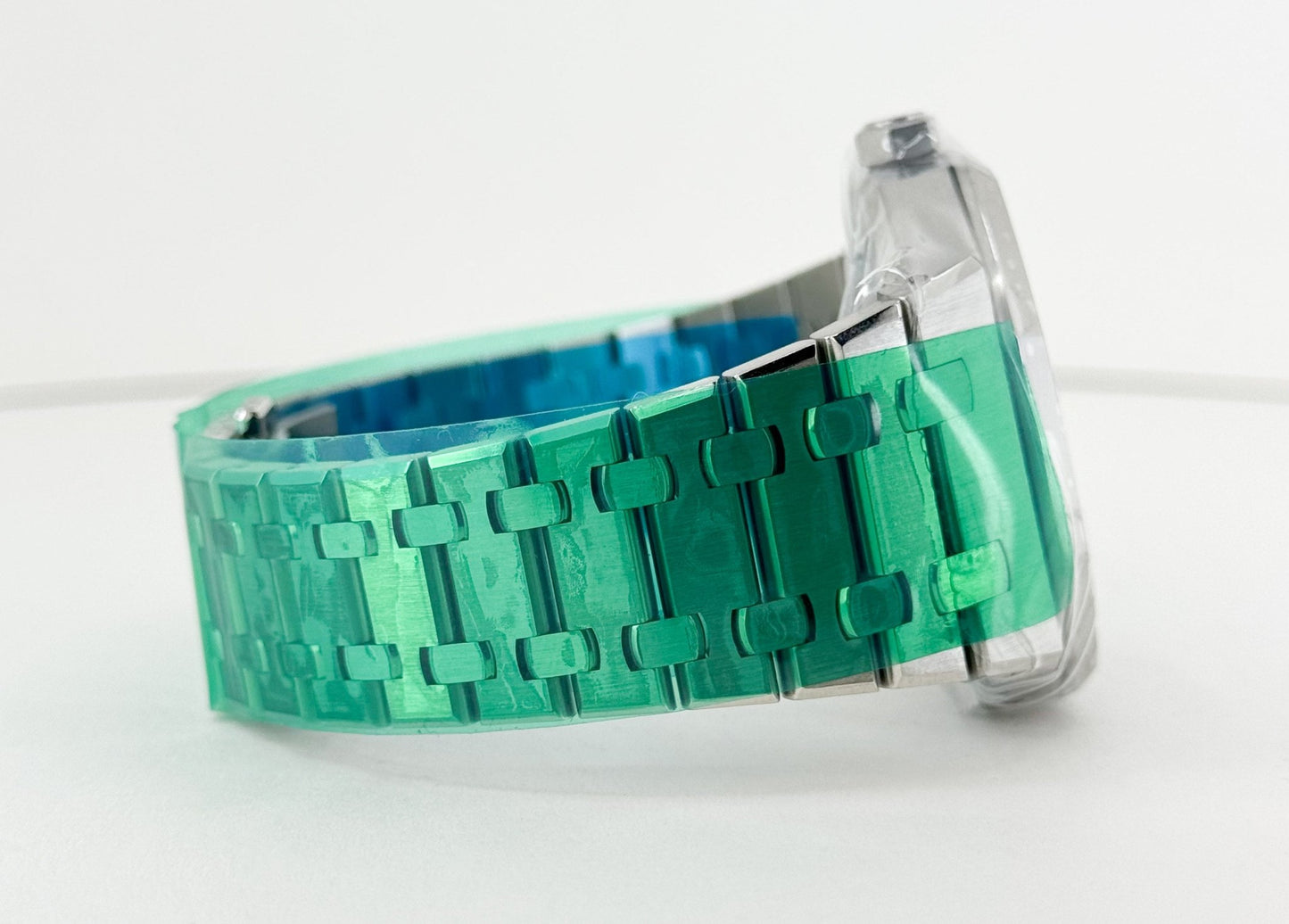 Audemars Piguet Royal Oak Double Balance Wheel Openworked Stainless Steel 41mm Black Skeleton Dial 15407ST.OO.1220ST.01 - Luxury Time NYC