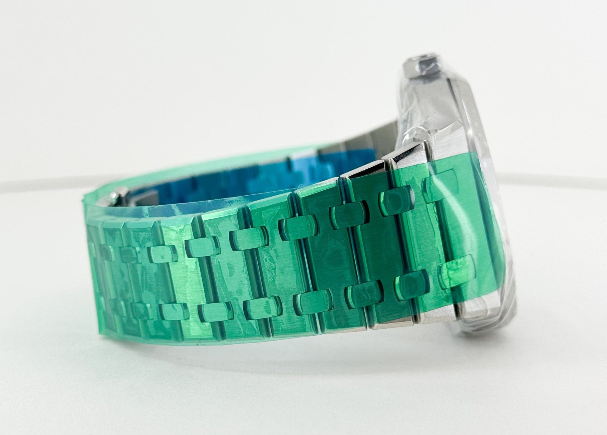 Audemars Piguet Royal Oak Double Balance Wheel Openworked Stainless Steel 41mm Black Skeleton Dial 15407ST.OO.1220ST.01 - Luxury Time NYC