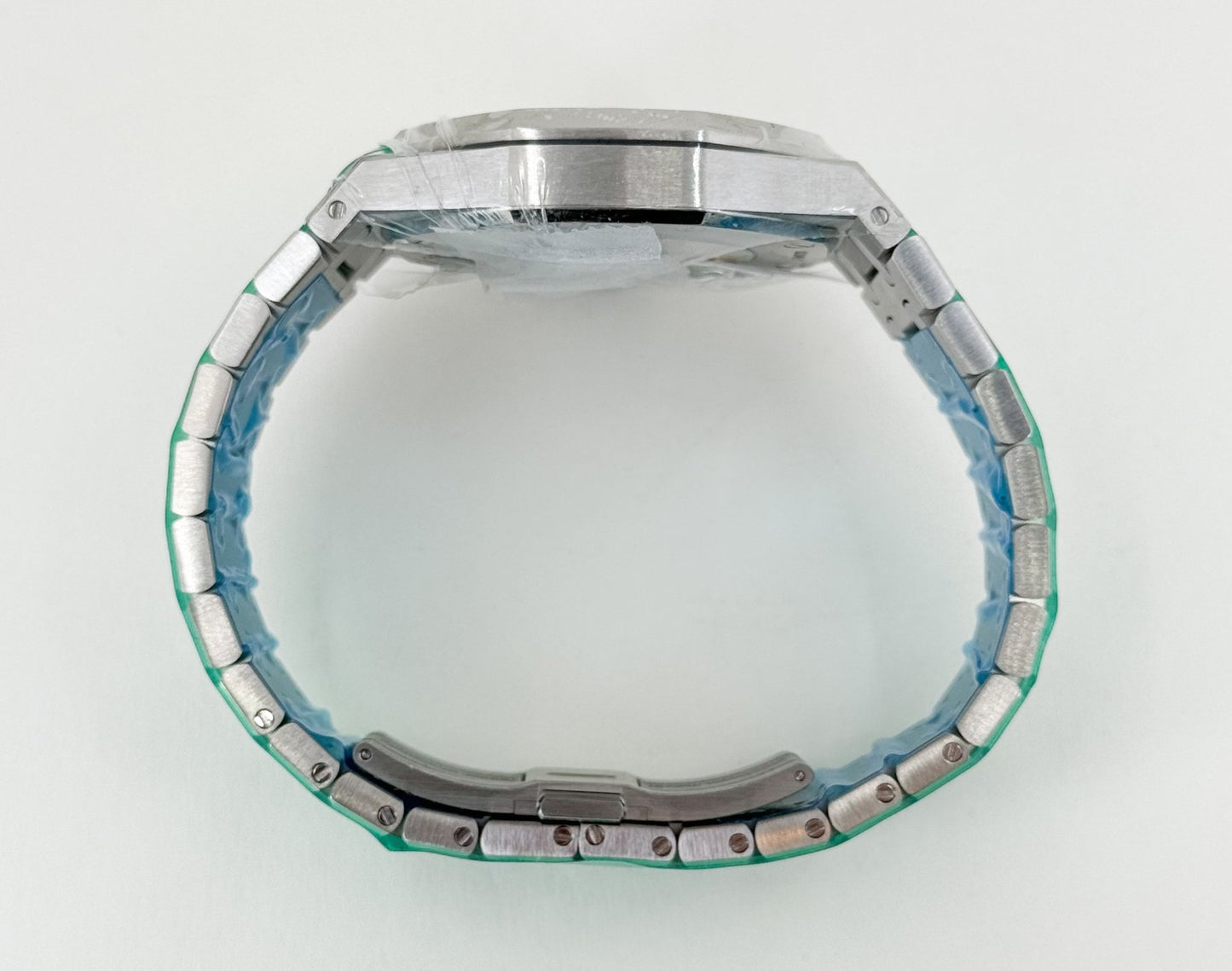 Audemars Piguet Royal Oak Double Balance Wheel Openworked Stainless Steel 41mm Black Skeleton Dial 15407ST.OO.1220ST.01 - Luxury Time NYC