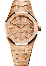 Load image into Gallery viewer, Audemars Piguet Royal Oak Frosted Gold Selfwinding Watch-Pink Dial 37mm-15454OR.GG.1259OR.03 - Luxury Time NYC INC