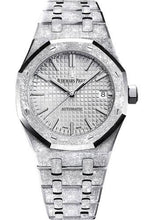 Load image into Gallery viewer, Audemars Piguet Royal Oak Frosted Gold Watch-Rhodium Dial 37mm-15454BC.GG.1259BC.01 - Luxury Time NYC INC