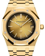 Load image into Gallery viewer, Audemars Piguet Royal Oak Jumbo Extra-Thin Yellow Gold 39mm Smoked Yellow Dial 16202BA.OO.1240BA.01 - Luxury Time NYC
