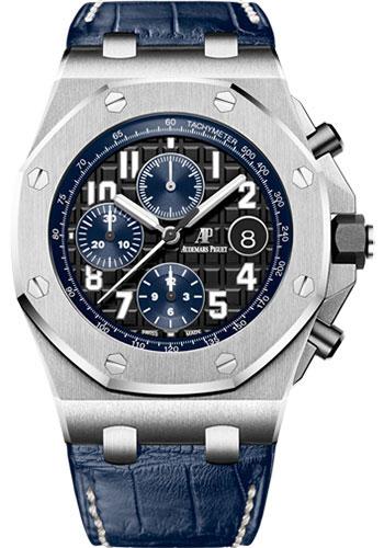 Audemars Piguet Royal Oak Offshore Chronograph Watch-Black Dial 42mm-26470ST.OO.A028CR.01 - Luxury Time NYC INC
