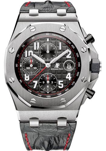 Audemars Piguet Royal Oak Offshore Chronograph Watch-Black Dial 42mm-26470ST.OO.A101CR.01 - Luxury Time NYC INC