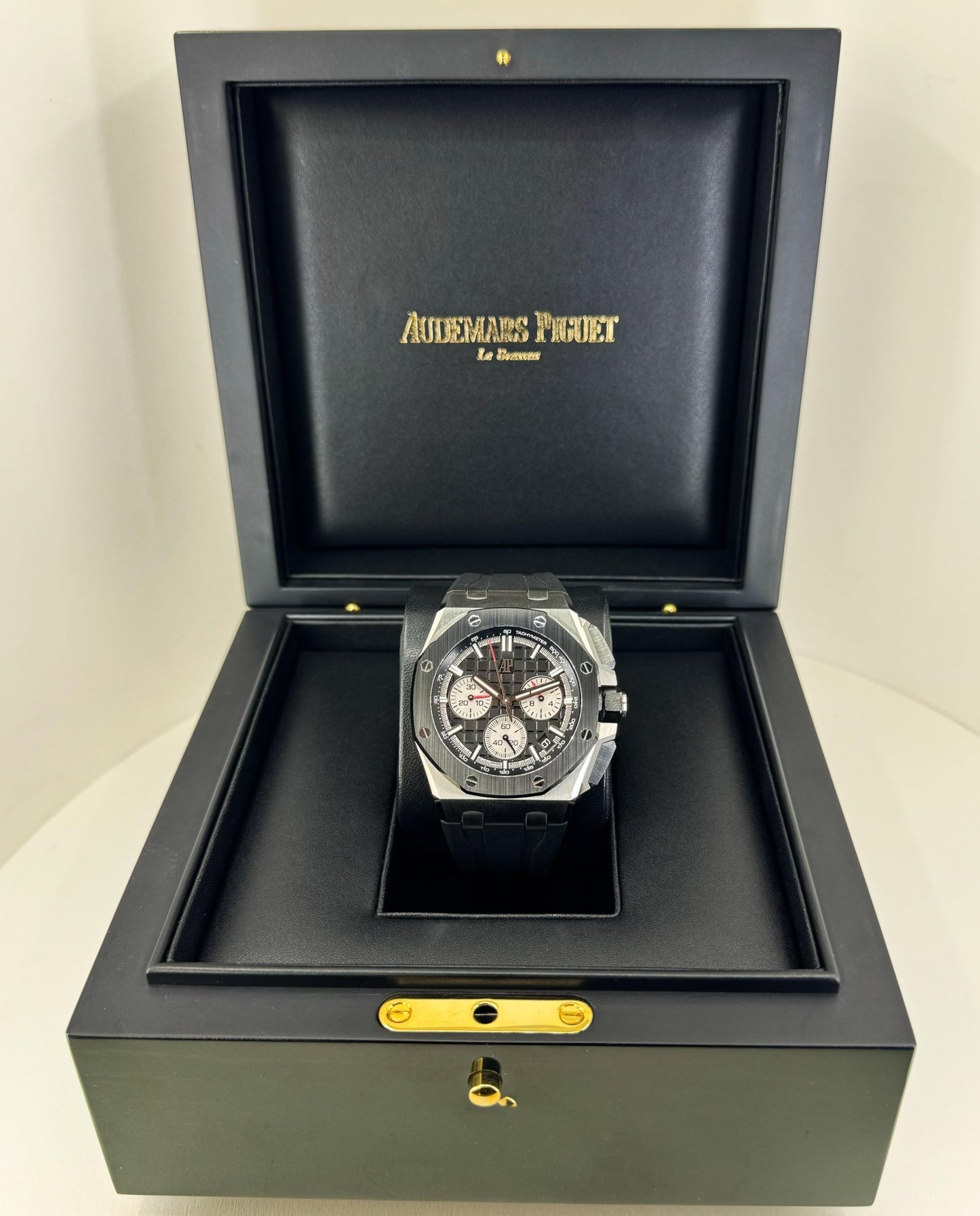 Audemars Piguet Royal Oak Offshore Chronograph Watch Black Dial 43mm-26420SO.OO.A002CA.01 - Luxury Time NYC