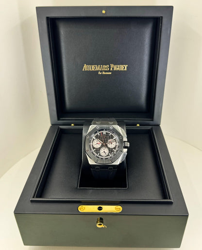 Audemars Piguet Royal Oak Offshore Chronograph Watch Black Dial 43mm-26420SO.OO.A002CA.01 - Luxury Time NYC
