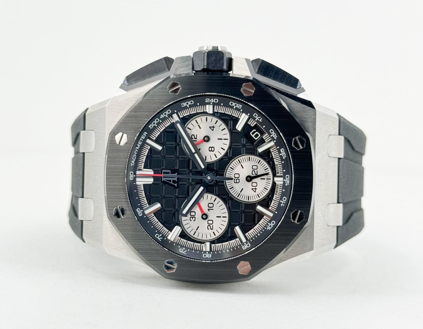 Audemars Piguet Royal Oak Offshore Chronograph Watch Black Dial 43mm-26420SO.OO.A002CA.01 - Luxury Time NYC