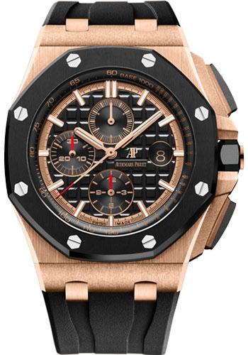 Audemars Piguet Royal Oak Offshore Chronograph Watch-Black Dial 44mm-26401RO.OO.A002CA.02 - Luxury Time NYC INC