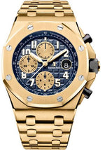 Audemars Piguet Royal Oak Offshore Chronograph Watch-Blue Dial 42mm-26470BA.OO.1000BA.01 - Luxury Time NYC INC