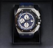Load image into Gallery viewer, Audemars Piguet Royal Oak Offshore Chronograph Watch-Blue Dial 44mm-26401PO.OO.A018CR.01 - Luxury Time NYC INC