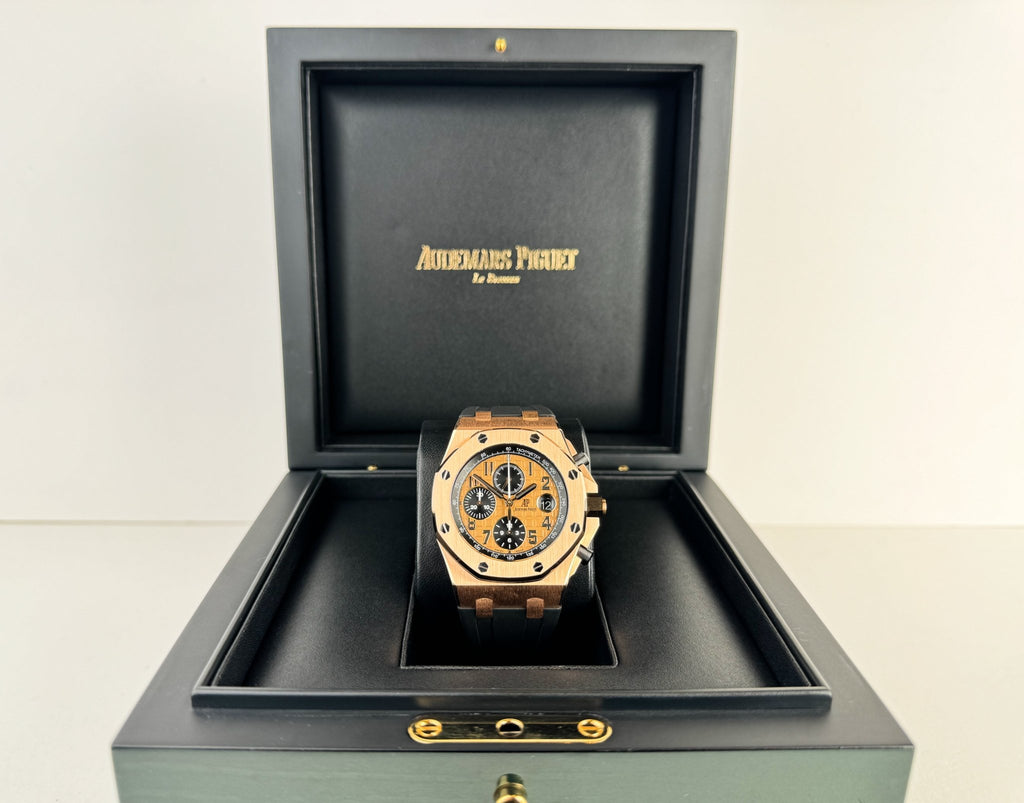 Audemars Piguet Royal Oak Offshore Chronograph Watch-Pink Dial 42mm-26470OR.OO.A002CR.01 - Luxury Time NYC