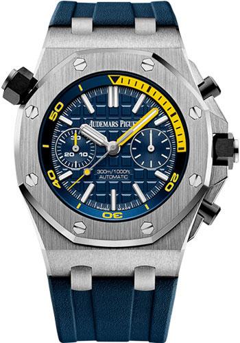 Audemars Piguet Royal Oak Offshore Diver Chronograph Limited Edition of 400 Watch-Blue Dial 42mm-26703ST.OO.A027CA.01 - Luxury Time NYC INC