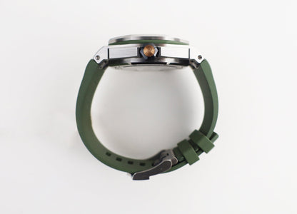 Audemars Piguet Royal Oak Offshore Diver Watch-Green Dial 42mm-15720ST.OO.A052CA.01 - Luxury Time NYC