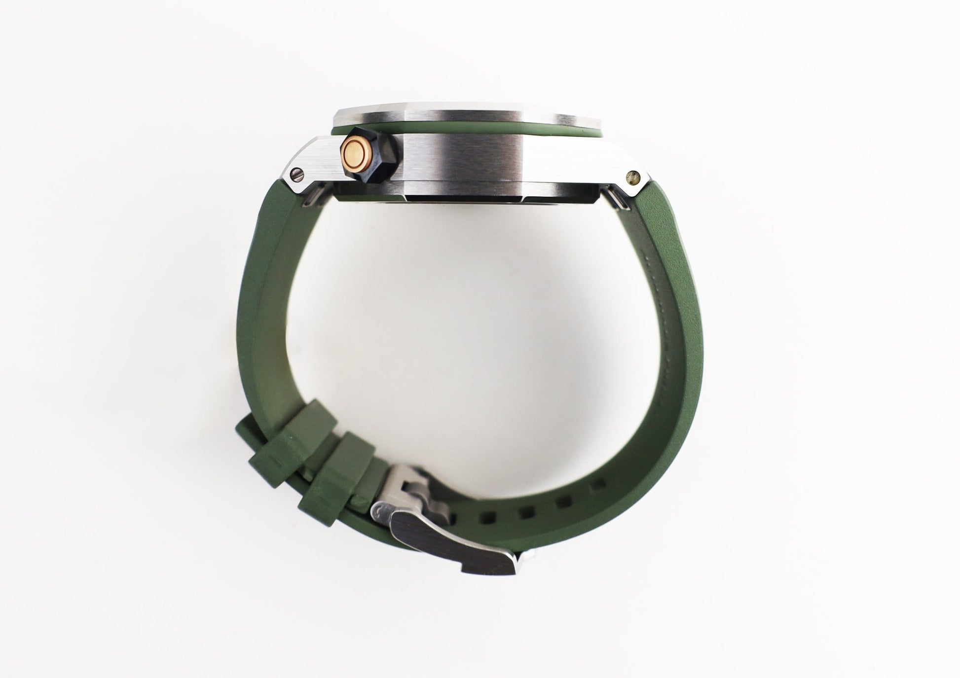 Audemars Piguet Royal Oak Offshore Diver Watch-Green Dial 42mm-15720ST.OO.A052CA.01 - Luxury Time NYC