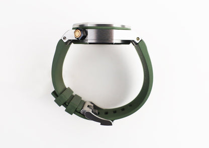 Audemars Piguet Royal Oak Offshore Diver Watch-Green Dial 42mm-15720ST.OO.A052CA.01 - Luxury Time NYC