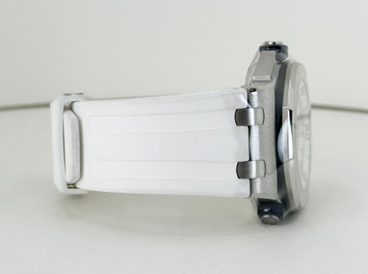 Audemars Piguet Royal Oak Offshore Diver Watch-White Dial 42mm-15710ST.OO.A010CA.01 - Luxury Time NYC