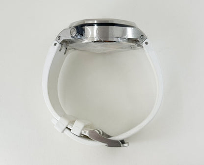 Audemars Piguet Royal Oak Offshore Diver Watch-White Dial 42mm-15710ST.OO.A010CA.01 - Luxury Time NYC