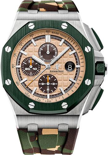 Audemars Piguet Royal Oak Offshore Selfwinding Chronograph Watch-beige Dial 44mm-26400SO.OO.A054CA.01 - Luxury Time NYC INC