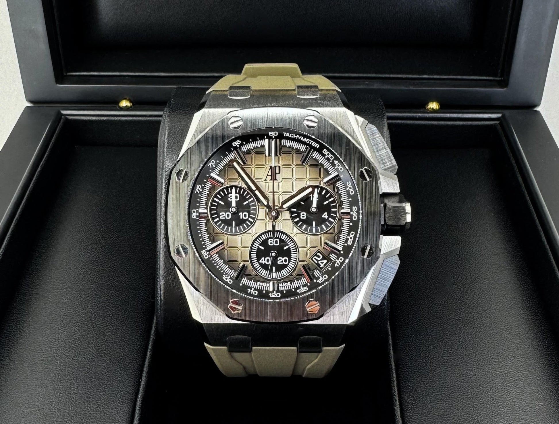 Audemars Piguet Royal Oak Offshore Watch - 43mm - Brown Dial - 26420SO.OO.A600CA.01 - Luxury Time NYC