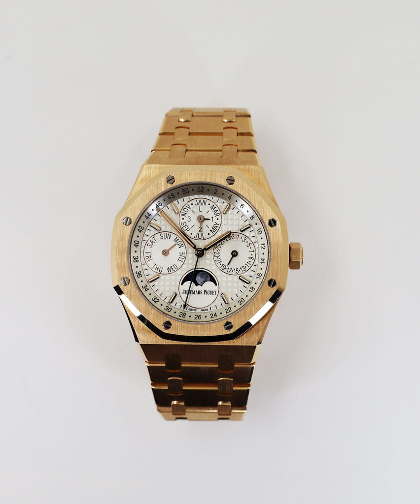 Audemars Piguet Royal Oak Perpetual Calendar Watch-Silver Dial 41mm-26574OR.OO.1220OR.01 - Luxury Time NYC