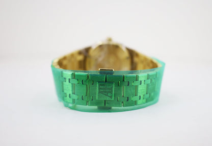 Audemars Piguet Royal Oak Quartz Watch-Blue Dial 33mm-67651BA.ZZ.1261BA.02 - Luxury Time NYC