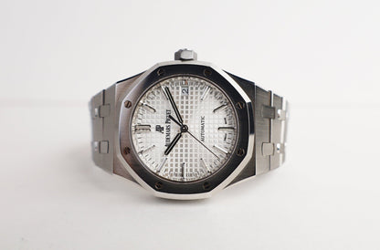 Audemars Piguet Royal Oak Selfwinding 37mm Watch-Silver Dial 37mm-15450ST.OO.1256ST.01 - Luxury Time NYC