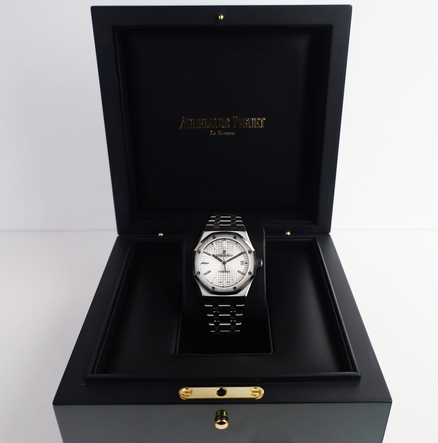 Audemars Piguet Royal Oak Selfwinding 37mm Watch-Silver Dial 37mm-15450ST.OO.1256ST.01 - Luxury Time NYC