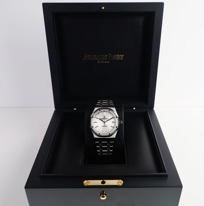 Audemars Piguet Royal Oak Selfwinding 37mm Watch-Silver Dial 37mm-15450ST.OO.1256ST.01 - Luxury Time NYC