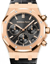 Load image into Gallery viewer, Audemars Piguet Royal Oak Selfwinding Chronograph Rose Gold 41mm Black Dial 26240OR.OO.D002CR.01 - Luxury Time NYC