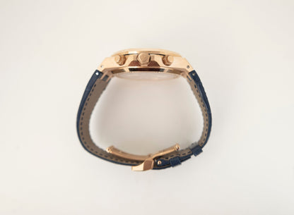 Audemars Piguet Royal Oak Selfwinding Chronograph Rose Gold 41mm Blue Dial 26240OR.OO.D315CR.01 - Luxury Time NYC