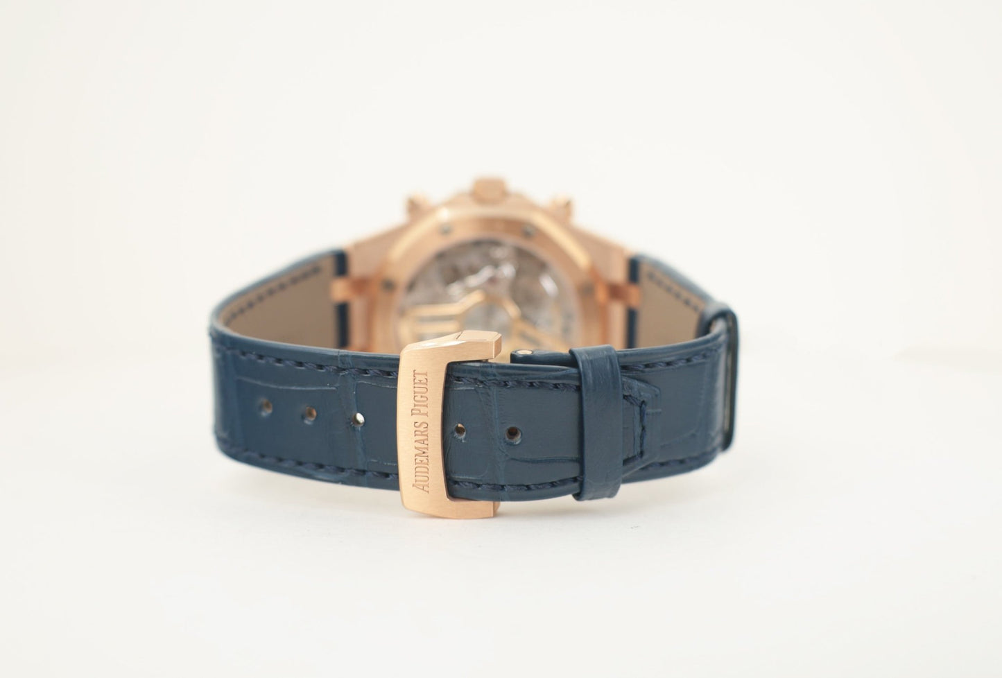 Audemars Piguet Royal Oak Selfwinding Chronograph Rose Gold 41mm Blue Dial 26240OR.OO.D315CR.01 - Luxury Time NYC