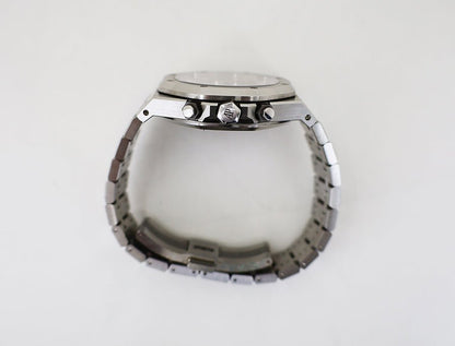 Audemars Piguet Royal Oak Selfwinding Chronograph Stainless Steel 38mm Grey Dial 26715ST.OO.1356ST.02 - Luxury Time NYC