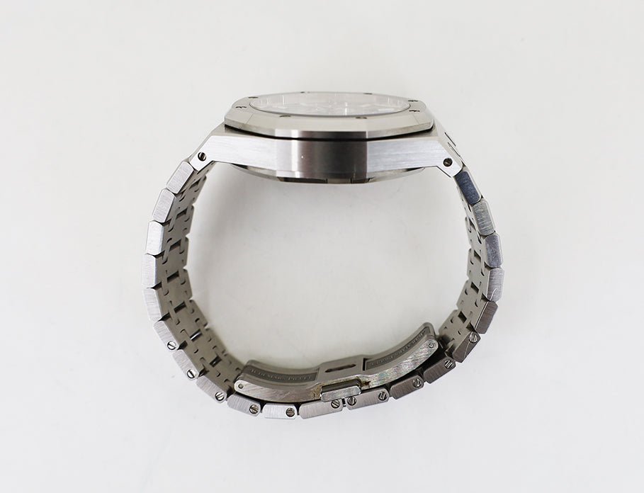 Audemars Piguet Royal Oak Selfwinding Chronograph Stainless Steel 38mm Grey Dial 26715ST.OO.1356ST.02 - Luxury Time NYC