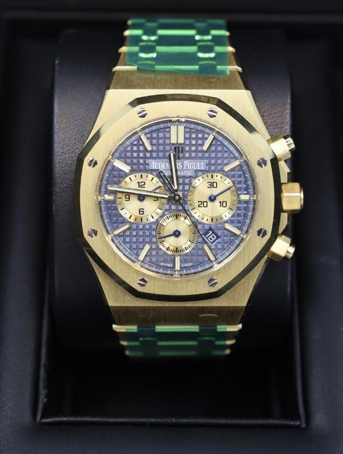 Audemars Piguet Royal Oak Selfwinding Chronograph Watch-Blue Dial 41mm-26331BA.OO.1220BA.01 - Luxury Time NYC INC