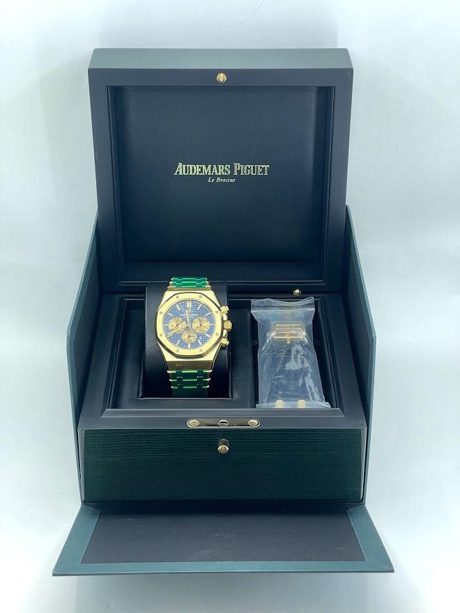 Audemars Piguet Royal Oak Selfwinding Chronograph Watch-Blue Dial 41mm-26331BA.OO.1220BA.01 - Luxury Time NYC INC