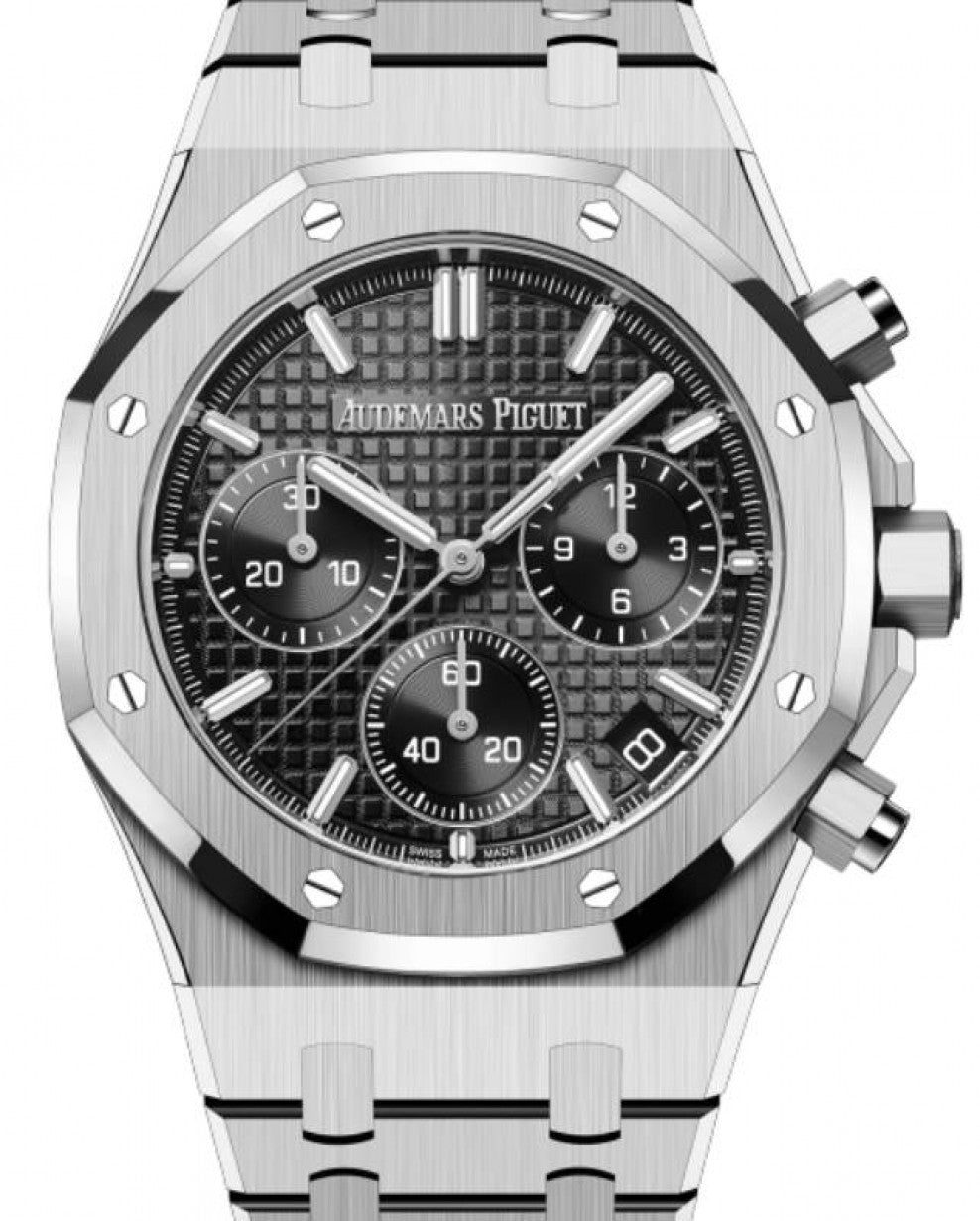 Audemars Piguet Royal Oak Selfwinding Stainless Steel 41mm Black Dial 26240ST.OO.1320ST.02 - Luxury Time NYC