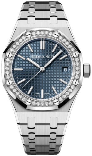Audemars Piguet Royal Oak Selfwinding Stainless Steel Blue Dial 15551ST.ZZ.1356ST.02 - Luxury Time NYC