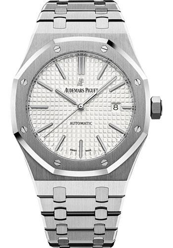 Audemars Piguet Royal Oak Selfwinding Watch - 41mm - Stainless Steel - Silver Dial - Calibre 3120-Silver Dial 41mm-15400ST.OO.1220ST.02 - Luxury Time NYC INC