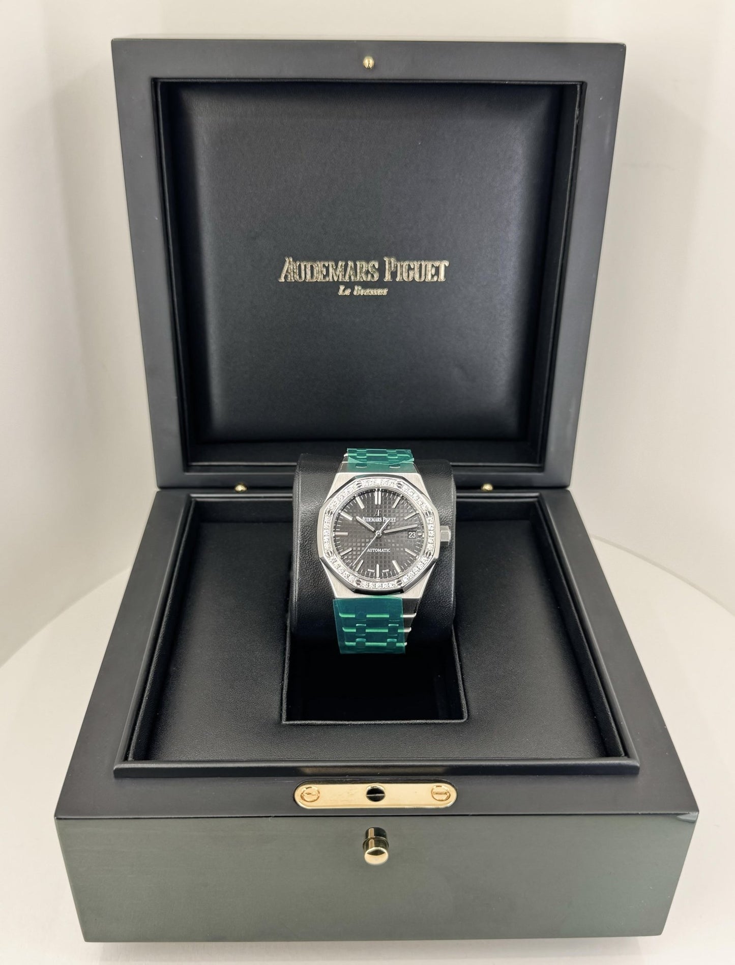 Audemars Piguet Royal Oak Selfwinding Watch-Black Dial 37mm-15451ST.ZZ.1256ST.01.A - Luxury Time NYC