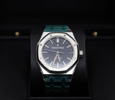Audemars Piguet Royal Oak Selfwinding Watch-Blue Dial 37mm-15450ST.OO.1256ST.03 - Luxury Time NYC INC