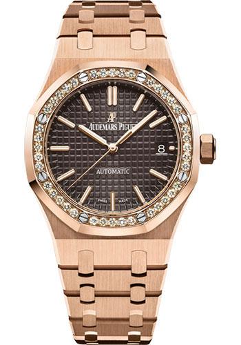 Audemars Piguet Royal Oak Selfwinding Watch-Brown Dial 37mm-15451OR.ZZ.1256OR.04 - Luxury Time NYC INC