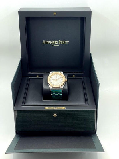 Audemars Piguet Royal Oak Selfwinding Watch-Silver Dial 37mm-15450SR.OO.1256SR.01 - Luxury Time NYC INC