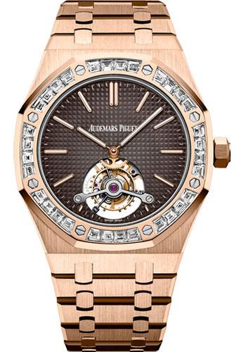 Audemars Piguet Royal Oak Tourbillon Extra-Thin Watch-Brown Dial 41mm-26516OR.ZZ.1220OR.01 - Luxury Time NYC INC