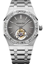 Audemars Piguet Royal Oak Tourbillon Extra-Thin Watch-Grey Dial 41mm-26516PT.ZZ.1220PT.01 - Luxury Time NYC INC