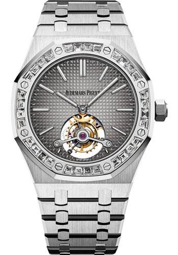 Audemars Piguet Royal Oak Tourbillon Extra-Thin Watch-Grey Dial 41mm-26516PT.ZZ.1220PT.01 - Luxury Time NYC INC