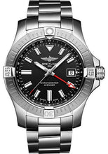 Load image into Gallery viewer, Breitling Avenger Automatic GMT 43 Watch - Stainless Steel - Black Dial - Metal Bracelet - A32397101B1A1 - Luxury Time NYC