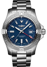 Load image into Gallery viewer, Breitling Avenger Automatic GMT 45 Watch - Stainless Steel - Blue Dial - Metal Bracelet - A32395101C1A1 - Luxury Time NYC