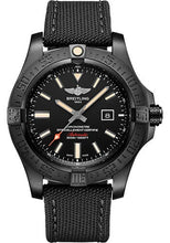 Load image into Gallery viewer, Breitling Avenger Blackbird Watch - Black Titanium - Volcano Black Dial - Black Military Strap - Tang Buckle - V17310101B1W1 - Luxury Time NYC