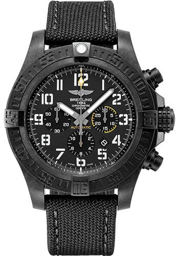 Breitling Avenger Hurricane 12h Watch - Breitlight - Volcano Black Dial - Black Military Strap - Tang Buckle - XB0170E41B1W1 - Luxury Time NYC
